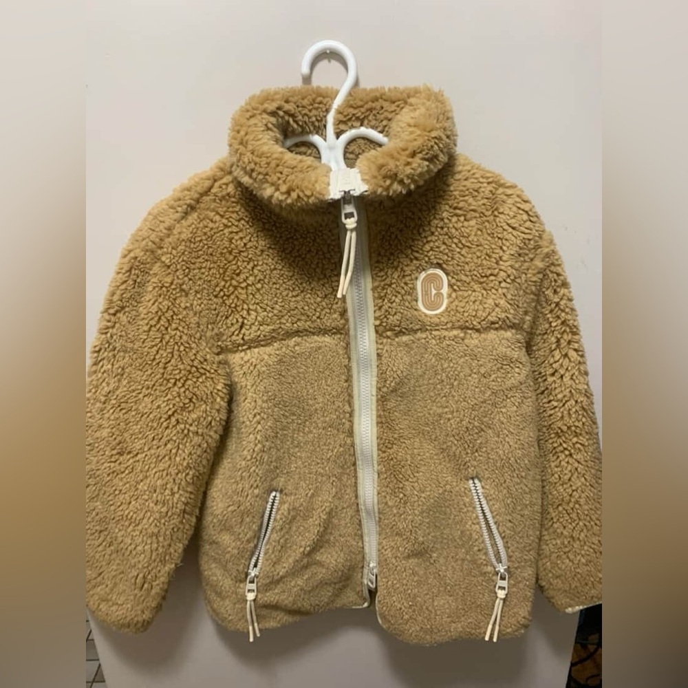 Brand New Coach Tan Letter Jacket